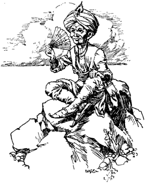 sitting on another rock just behind me, was the little Yellow Dwarf Illustration: Sitting on another rock just behind me, was the little Yellow Dwarf