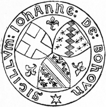 SEAL OF JOHANNA DE BOHUN. Illustration: SEAL OF JOHANNA DE BOHUN.