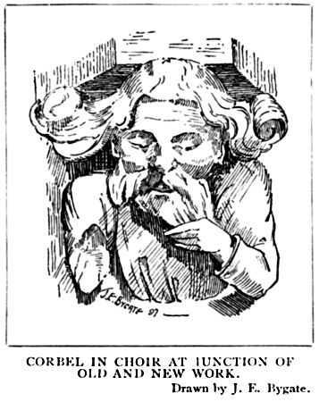 Corbel in Choir.