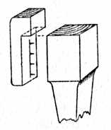 Fig. 209.&mdash;Dowel Gauge
    for Legs.
