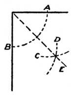 Fig. 323.&mdash;
    Halving the Angle.
