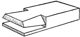 Fig. 383.&mdash;Sketch of Dovetail Piece.