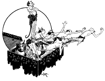 Une multitude de d�mons s'�chapp�rent de la bo�te