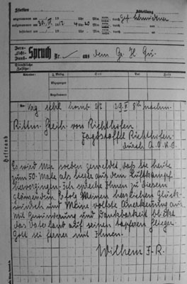 Ein Gl&uuml;ckwunsch des Kaisers