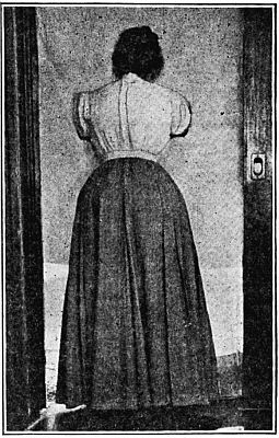 Fig. 219&mdash;The real Santa Claus behind the curtain.