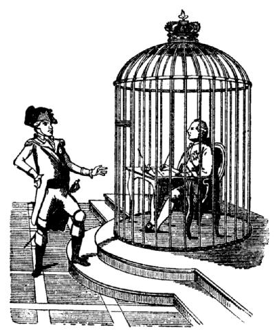 Caricature representing Louis XVI as a Constitutional
Monarch