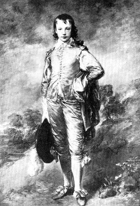 Fig. 46. The Blue Boy. Gainsborough. Private Gallery,
Henry Huntington, Los Angeles, California