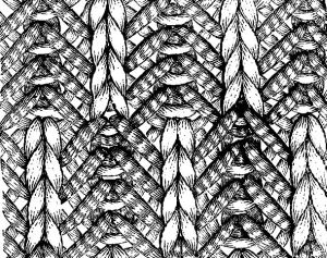 Fig. 2.&mdash;Detail of Scarf, Fig. 1.