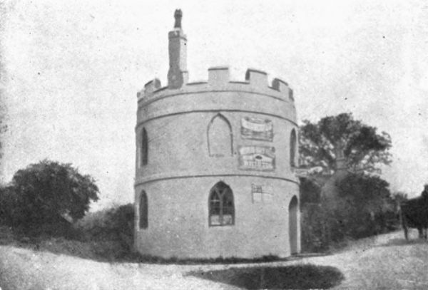 TURNPIKE GATE HOUSE ON CHARFIELD AND WOTTON-UNDER-EDGE ROAD.

GATE ABOLISHED 1880.