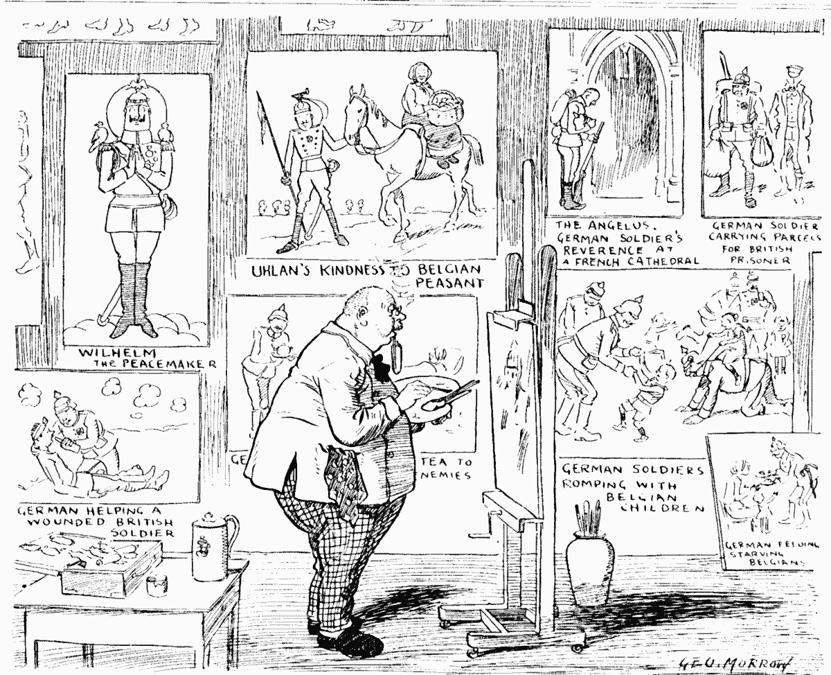 A Prussian Court-painter earning an Iron Cross