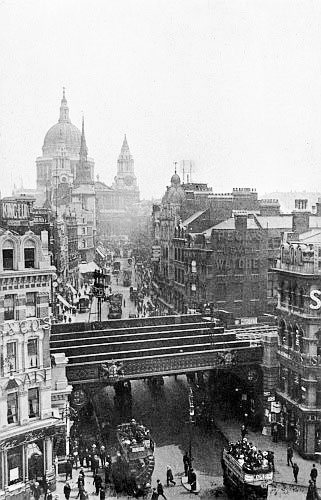 They suddenly saw the tremendous cathedral looming up
before them.