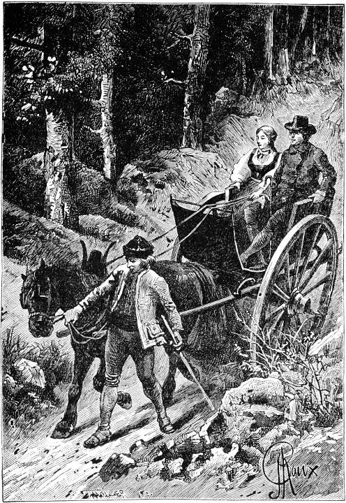 Jo�l had het paard bij het hoofdstel gegrepen. Blz. 87.