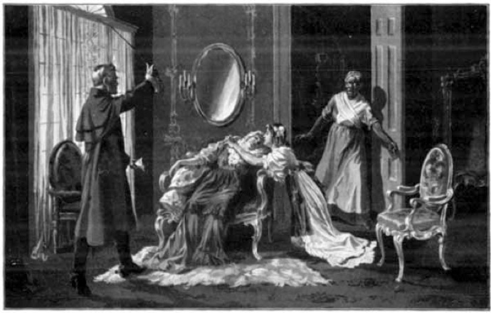 At this juncture the door was flung open by old
Dilsey.