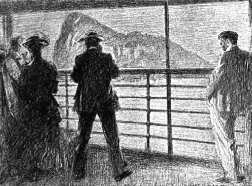 BUT NOW GIBRALTAR, THE CROUCHING LION OF TRAFALGAR, HAD
RISEN FROM THE SEA