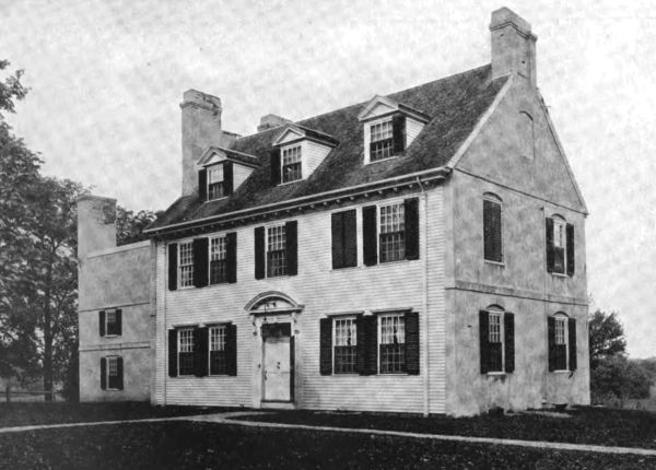 Plate XLII.&mdash;Dummer Mansion, Byfield, Mass.