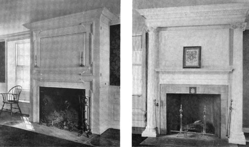Plate LXXIII.&mdash;Fireplaces, Dalton House.