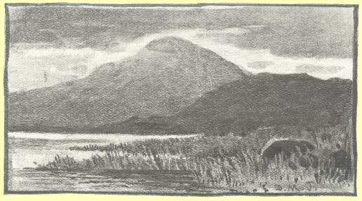 &ldquo;Aros mae&rsquo;r mynyddoedd mawr,   Rhuo trostynt mae y
gwynt.&rdquo;