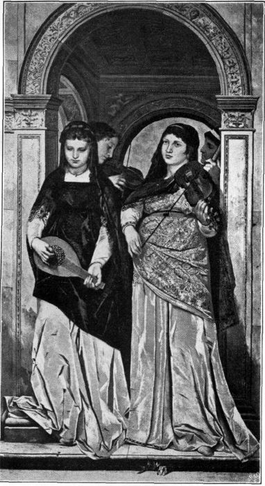 A. FEUERBACHKONZERTBERLIN: NATIONALGALERIE. Illustration: A. Feuerbach: Konzert