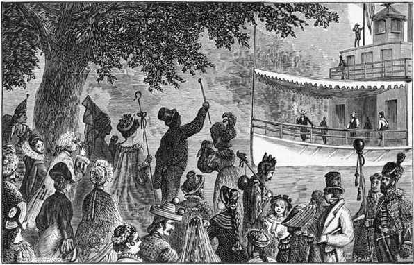 "What do you mean by refusing to take us on board?" demanded Deacon Humphrey furiously.&mdash;Page&mdash;