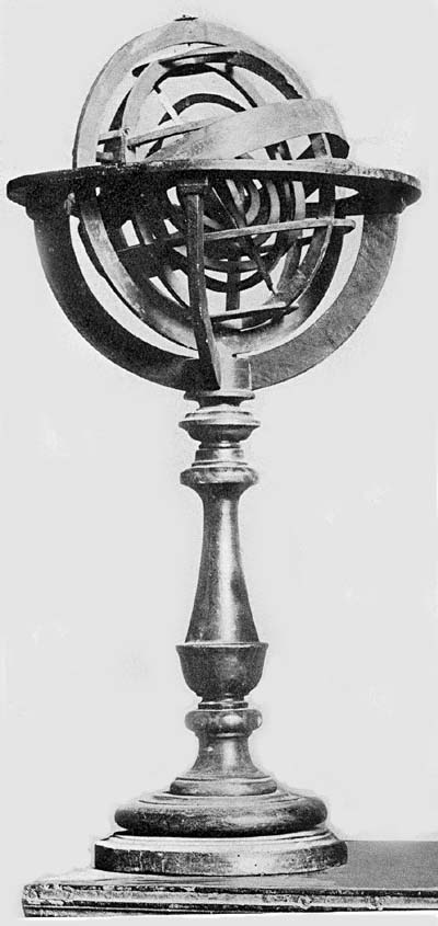 Armillary
Sphere of Antonio Santucci (?), ca. 1580.