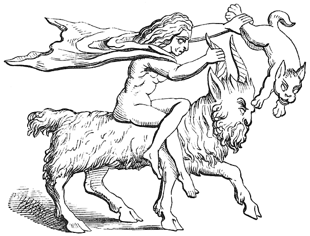 Fig. 21.&mdash;A Witch (Lyons Cathedral).