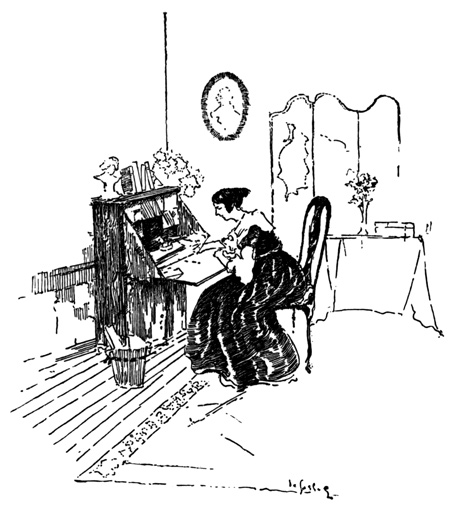 "Maman wrote secretly
to bon papa in Paris"