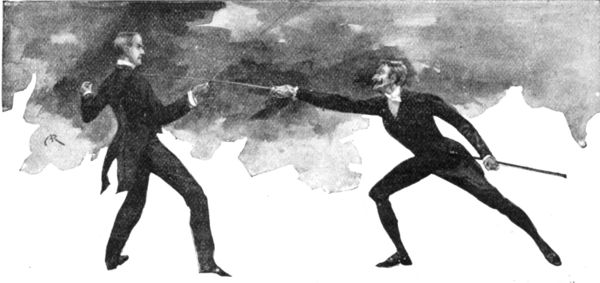 "IT WAS ALL I COULD DO TO GUARD MYSELF FROM THE FURIOUS
LUNGES OF THE COUNT."