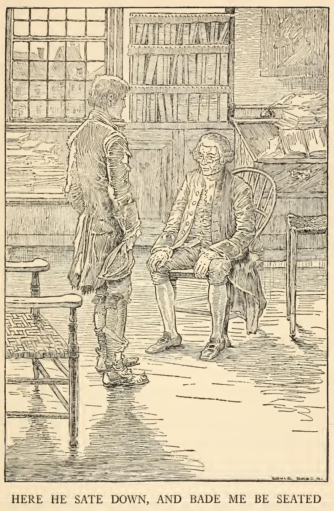 Here he sate down, and
bade me be seated