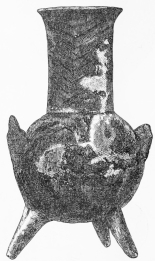 No. 106. Black Vase of Terra-cotta from the lowest
Stratum (14 or 15 M.).