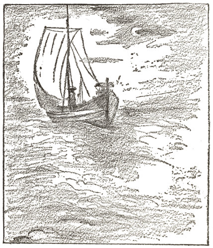 it is the line that governs
  the shape of a sail filled out by the wind