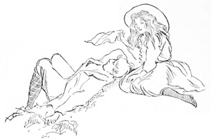 They
chattered about her