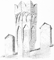 CHIMNEY AND BATTLEMENT&mdash;CREMONA.