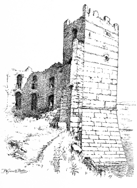 The Marble Tower.

Standing out boldly is a fine tower, almost intact. This is the Marble
Tower.