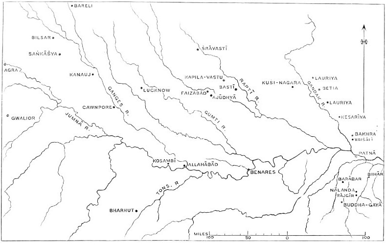 SACRED LAND OF BUDDHISM, AND SCENE OF THE BUDDHA&rsquo;S ITINERATION AND PREACHING FOR FORTY-FIVE YEARS.