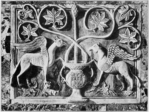 Sacred tree with its supporters, from St Mark&rsquo;s, Venice.