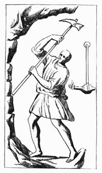 Illustration: Fig. 24.&mdash;The Fossor at Work.