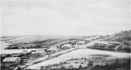 Copyright, 1891, by A. S. Burbank.

Frontispiece. PLYMOUTH IN 1622.