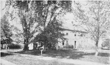 PARSON WILLIAMS’S HOUSE, BUILT BY THE TOWN,
1707&mdash;STANDING 1898.