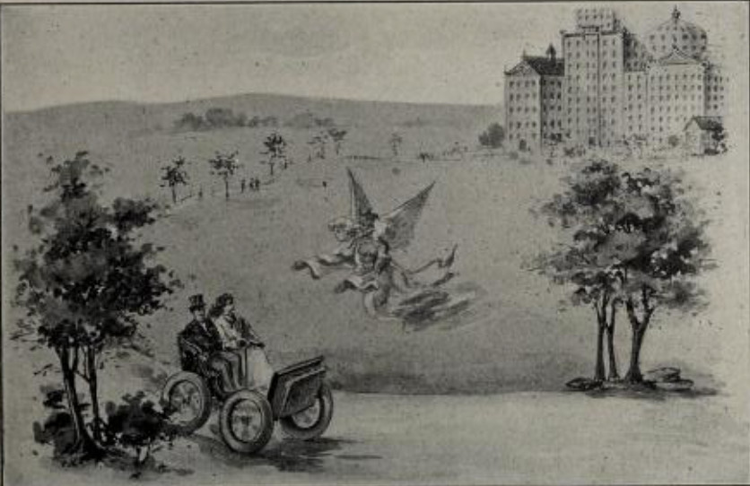 Miss Church-member was reading the Bible to her companion
when there appeared to them an interpreter who was like unto an angel
of light.
