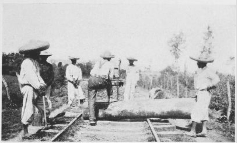 PEDRO ZAMORRA HAD REMOVED A FEW TIES WHERE THE TRAIN CAME
AROUND A BEND