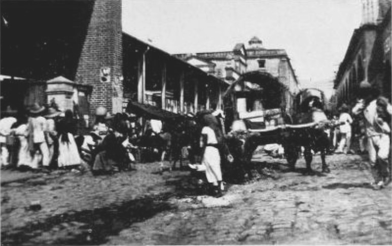 NO LATIN-AMERICAN VILLAGE IS SO TINY BUT THAT IT HAS A SQUARE
DEVOTED TO BARTERING