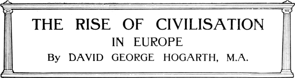 Rise of Civilisation in
  Europe