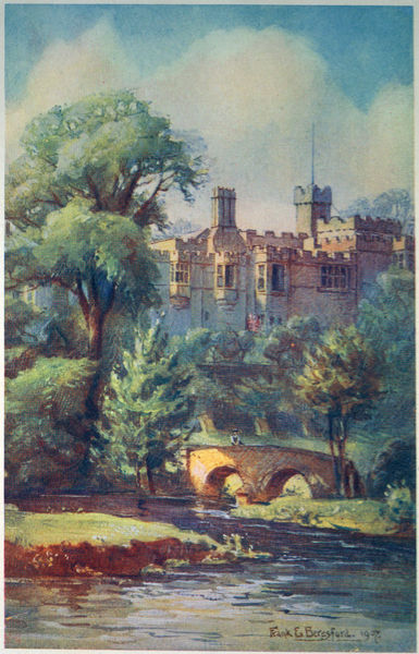 Haddon Hall:
 Dorothy Vernon’s Bridge.