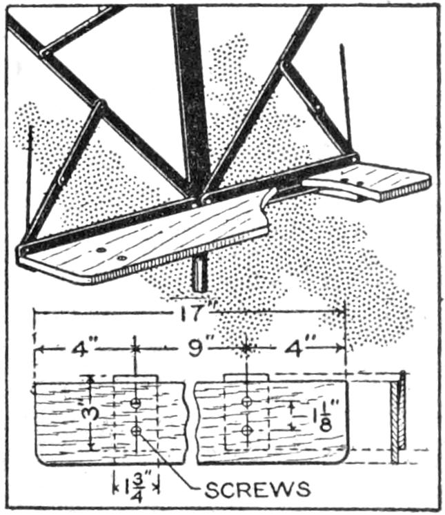 Construction of book rest for music stand