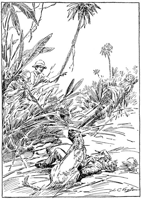 Carl sprang
to Sana’s side and freed her