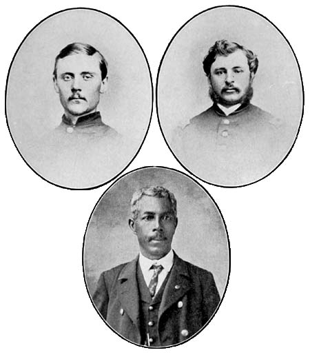 MAJOR H. A. WHITNEY, 
LIEUT. J. B. WEST, 
HENRY BATCHLOT,