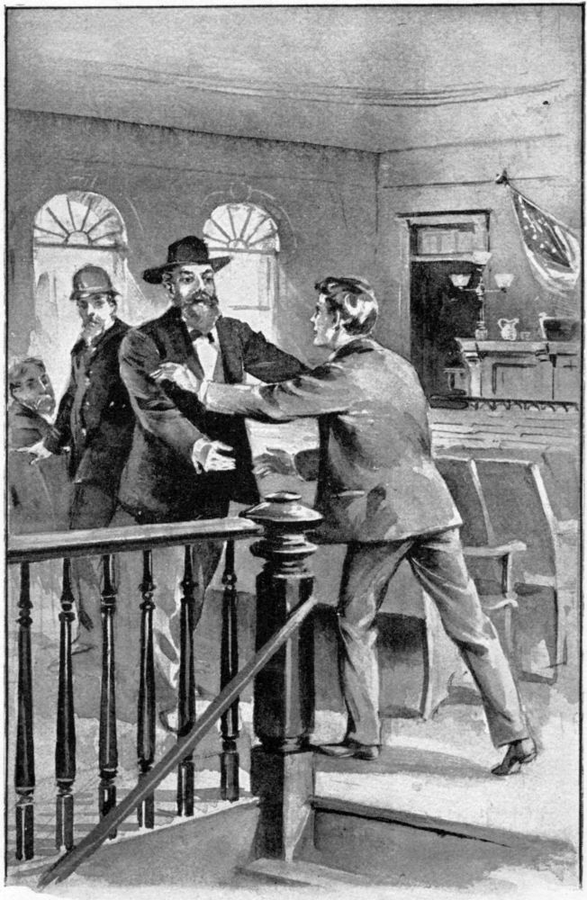 I was not dreaming, and then rushed forward and
threw myself into his arms.