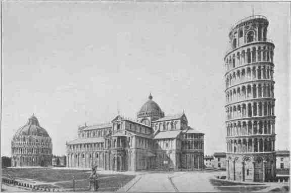 47 the Cathedral, Baptistery, and Leaning Tower, Pisa