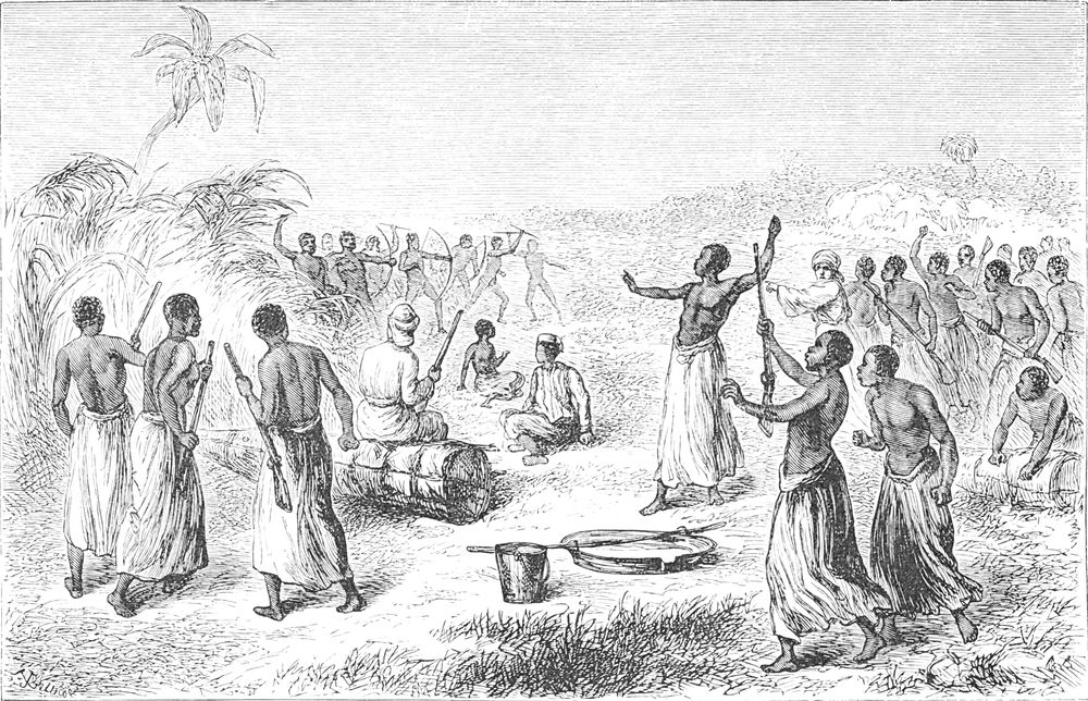 Tanz zur
  Kriegsvorbereitung