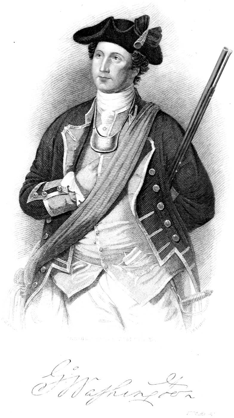 C.W. Peale. J.B. Forrest. Original in Possession of G.W.P. Custis Esq. G. Washington _1772 Æt. 40._